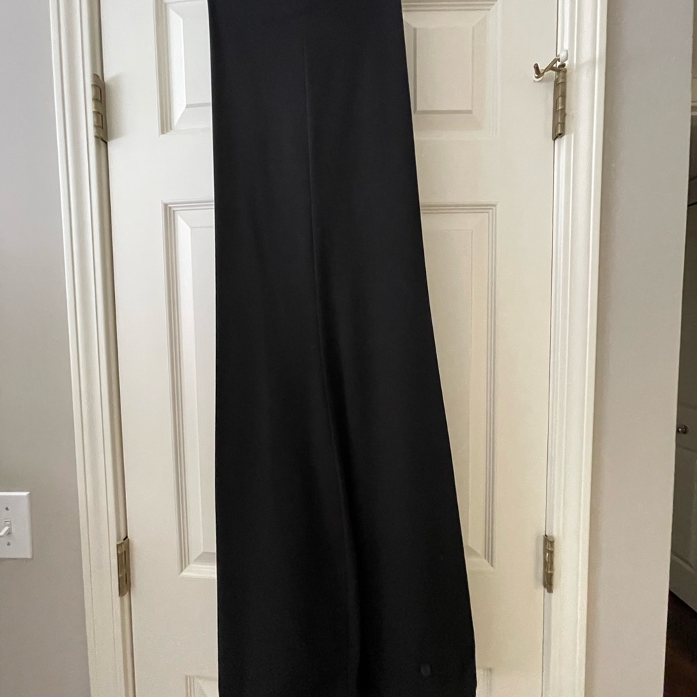 Black crepe dress pants